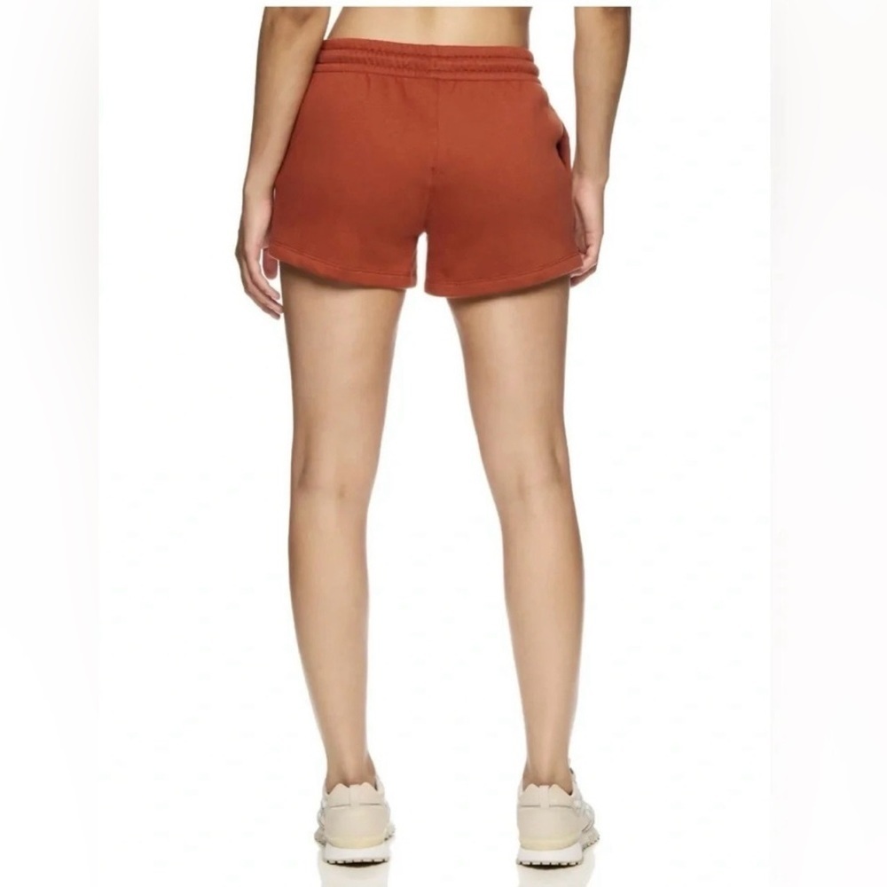 2 Reebok Women's After Class Shorts with Pockets 2 Gray/Rust - Picture 11 of 12